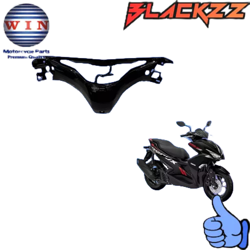 Batok Belakang Cover Speedometer AEROX 155 HITAM OLD LAMA 2017 2018 2019 2020 Original WIN / Rear Ha