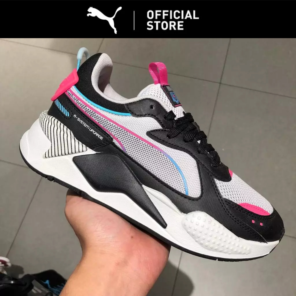 Puma Sepatu Sneakers Kasual Rs-X 3D Cool Light Gray- Black 390025 04