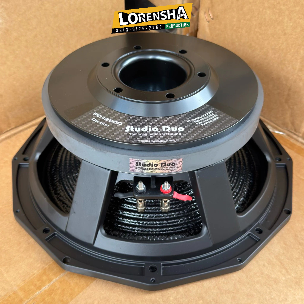 Speaker 12 Inch Studio Duo PD12800 Carbon
