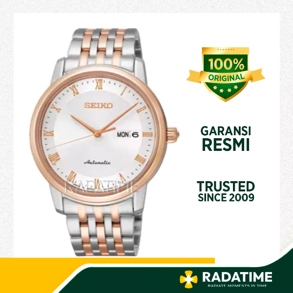 Jam Tangan Pria Seiko Presage 100% Original -Rose Gold SRP696 J1