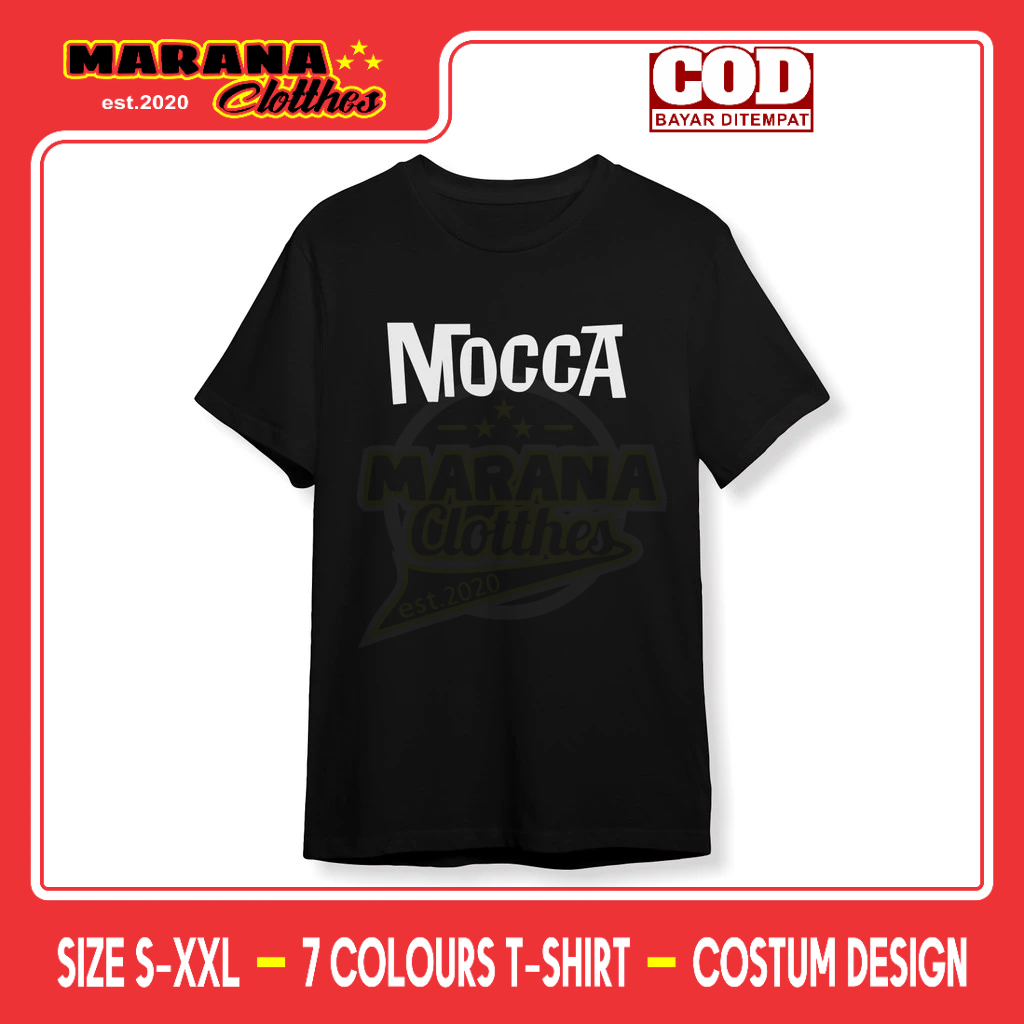 Kaos BAND MOCCA Baju Musik