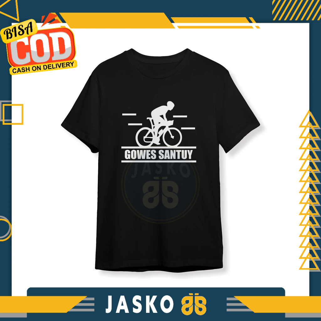 Baju Tshirt Sepeda Gowes Santuy Baju Sport