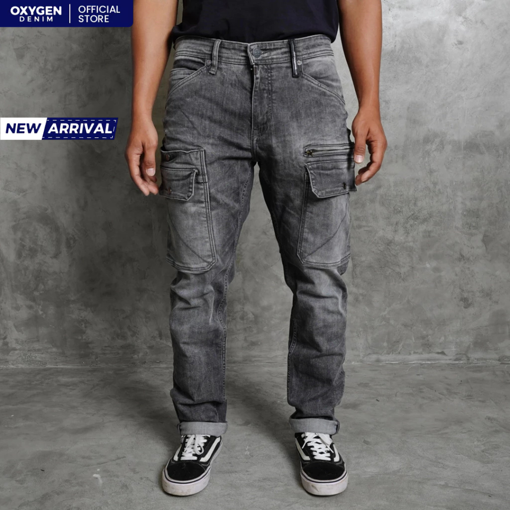 Oxygen Denim Evolve Wanderlust Tapered Cargo (703-8547)