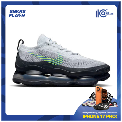 NIKE Max Scorpion Fk Wolf Grey Volt Sepatu Sneakers Pria - DJ4701002