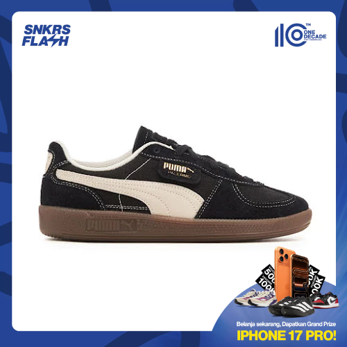 PUMA Palermo Vintage Black Frosted Ivory Gum Sepatu Sneakers Pria - 39684104 - Size 47