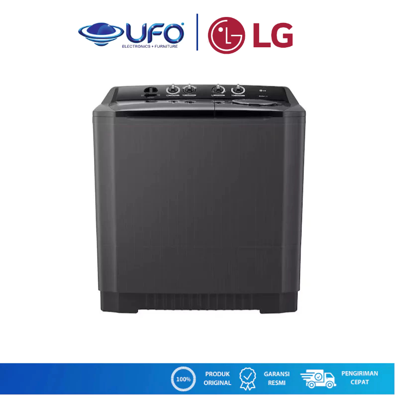 LG Mesin Cuci 2 Tabung 18 Kg Roller Jet Pulsator P1800RTM