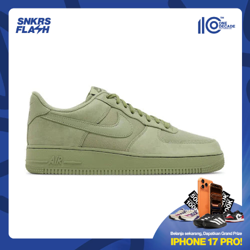 NIKE Air Force 1 07 Lx Oil Green Oil Green Sepatu Sneakers Pria - FB8876300