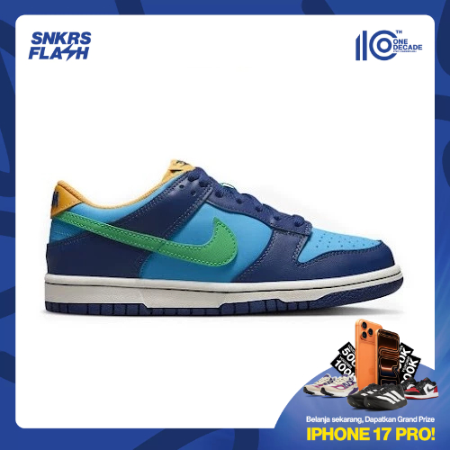 NIKE Dunk Low All Star 2023 Blue Sepatu Sneakers Anak - DV1693401