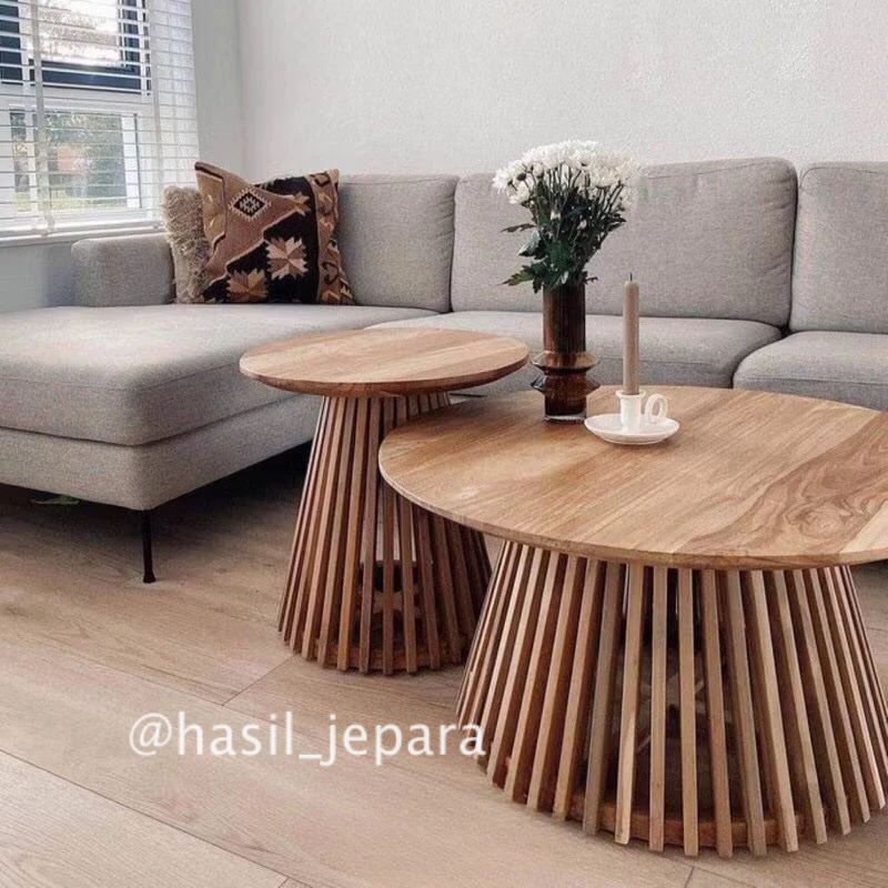 Jeja Tamu Meja coffe Gaya Jepang Minimalis Hasil Jepara Furniture