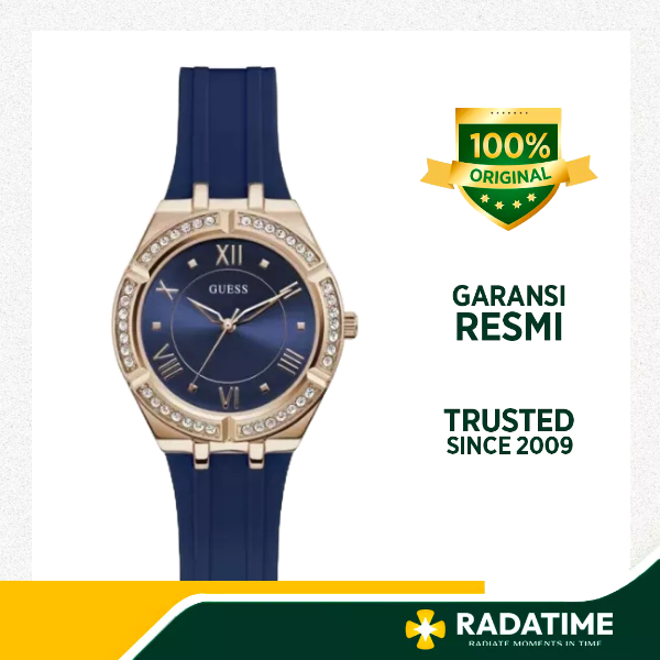 Jam Tangan Wanita Guess Carolina 100% Original Rose Gold GW0034L4