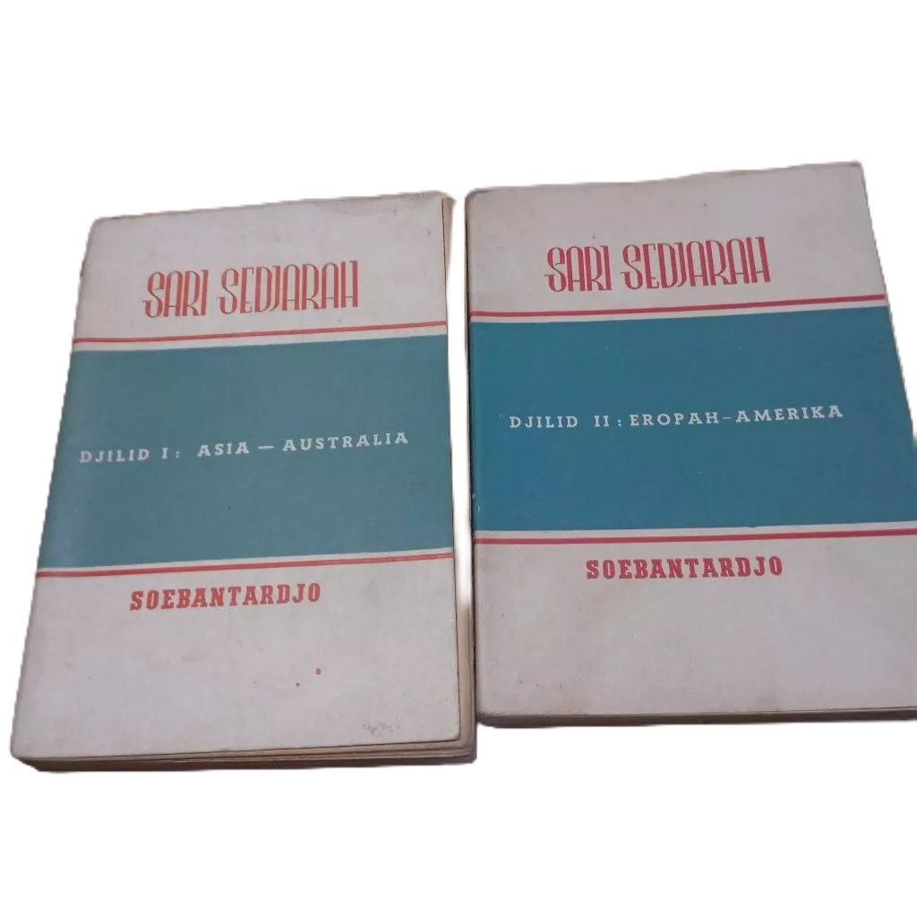 buku sari sejrah soebantardjo ejaan lama