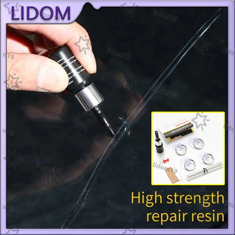 Windshield Crack Repair Kit Lem Kacamata Retak Serbaguna Lem Kaca Mobil