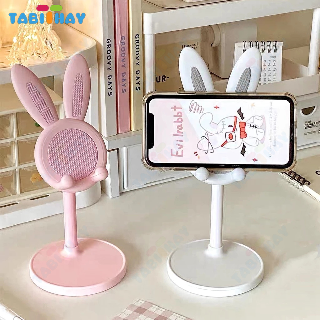 Stand Holder Phone Kelinci Cute Folding Dekstop Universal Portable-TY