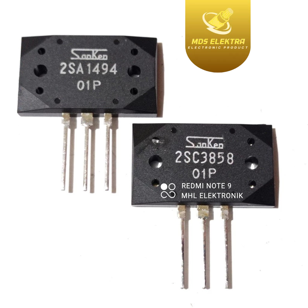Transistor Sanken 2SC3858 Dan 2SA1494 Original ASLI / Tr Final Sanken