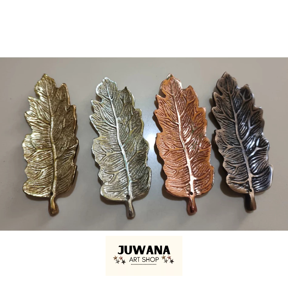 Tempat dupa motif daun C | Tempat dupa kuningan | hiasan tempat dupa kuningan