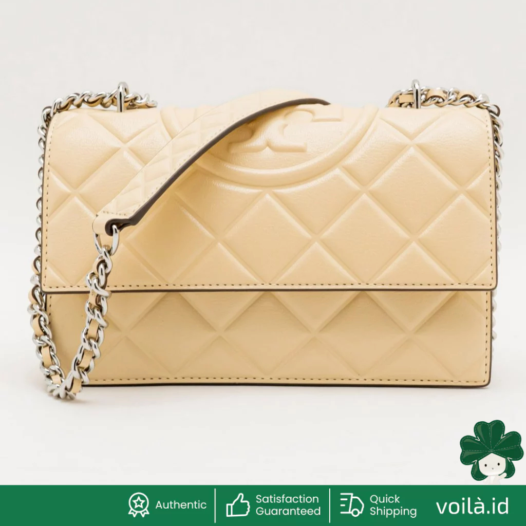Fleming Small Convertible Shoulder Bag Vanilla Soft Serve