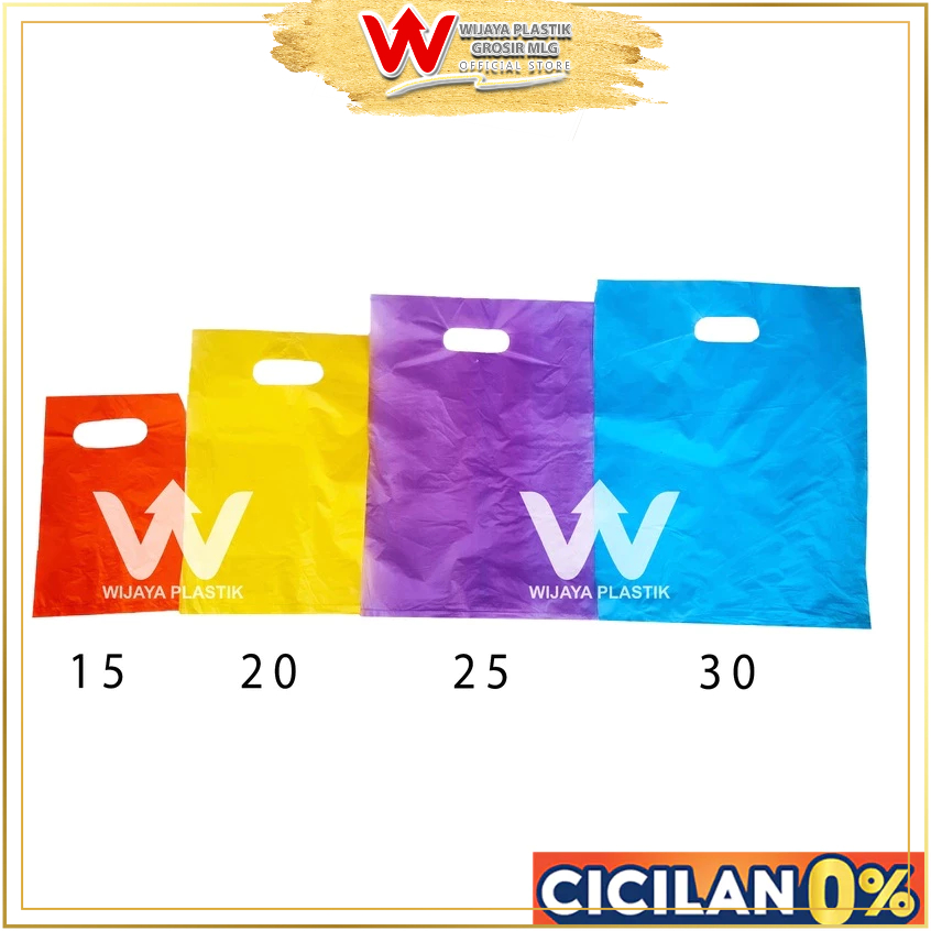 [PROMO] Kantong Kresek HD Oval POLOS ( 15 ) --- 100pcs @Pack | uk 15x22 plong plastik warna warni pa