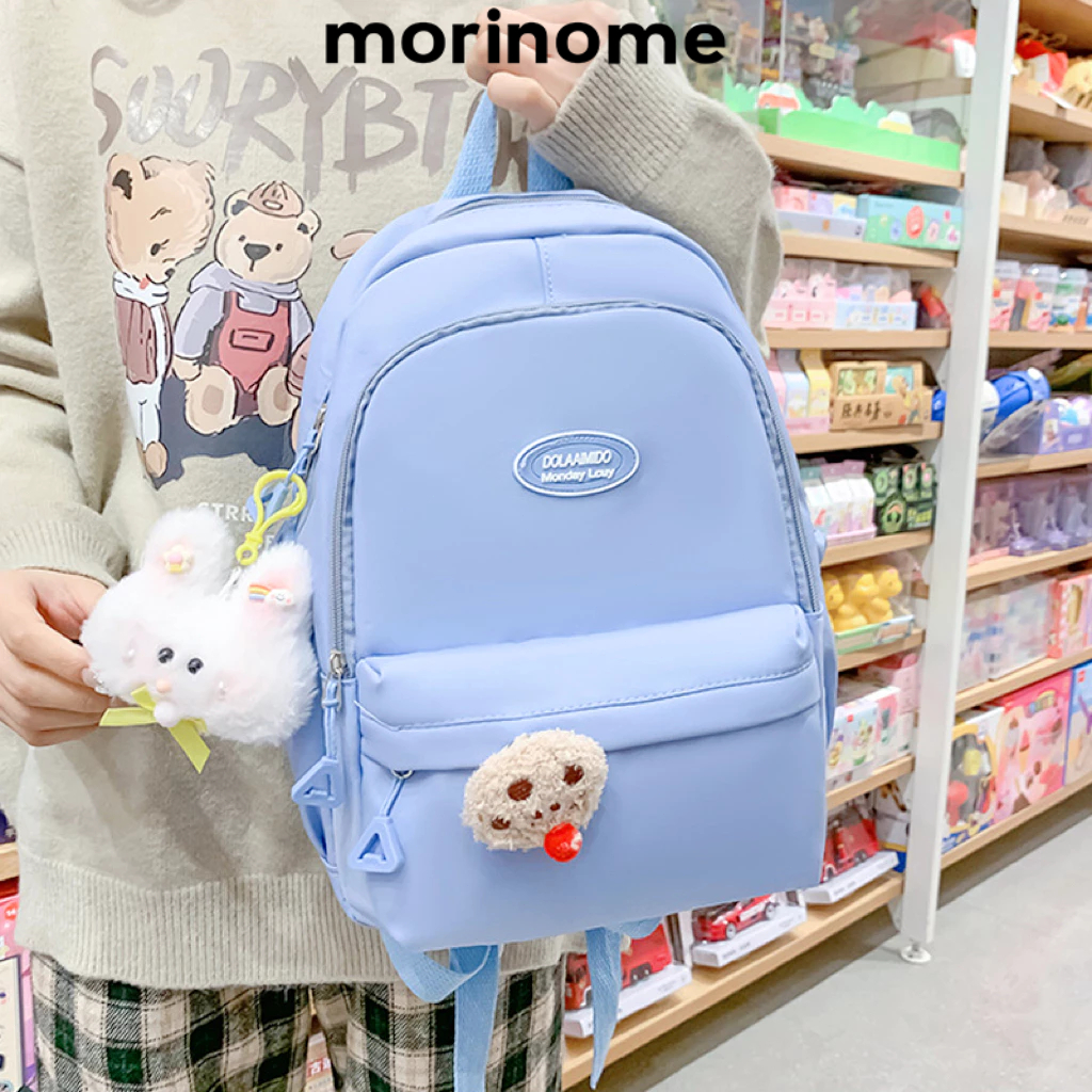 Ready+COD Lucu Backpack Mini Tas Ransel Sekolah Korea Import Fashion Ransel Sekolah Backpack Wanita 