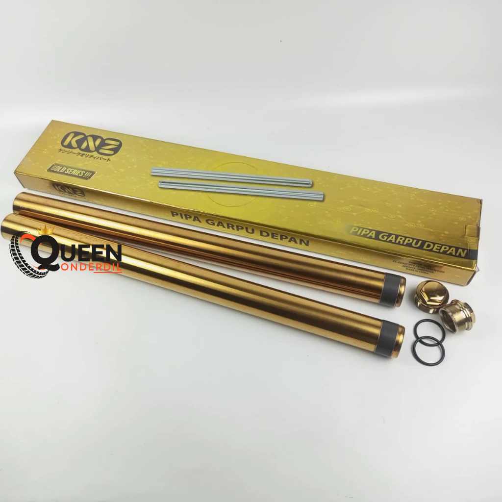 AS SHOCK DEPAN GOLD YAMAHA BYSON PANJANG 57CM DIAMETER AS 41MM (45P) DRAT FRONT PIPE SHOK SOK KNZ (Q