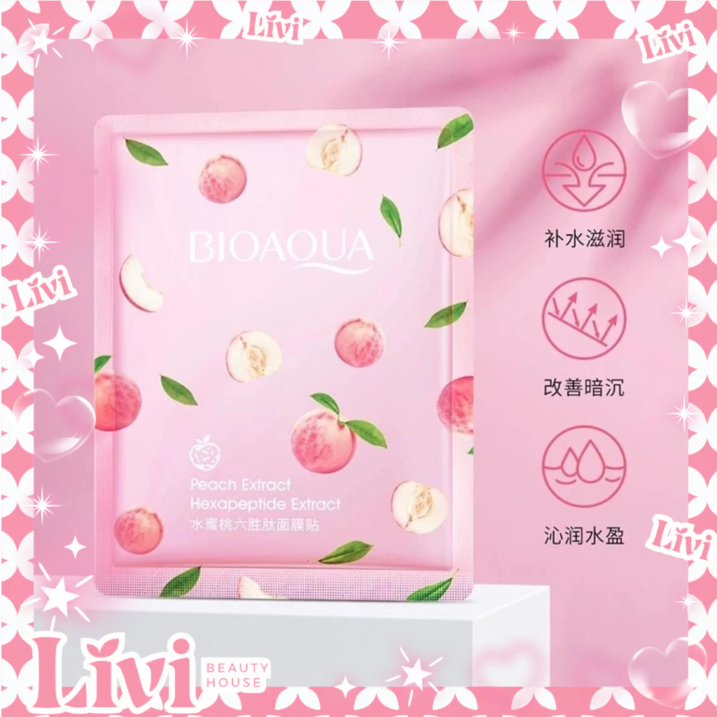 LIVI - BIOAQUA Sheet Mask Extra Peach