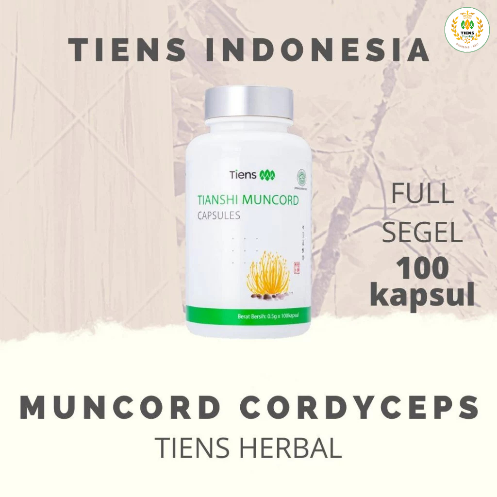 Tiens Muncord Kapsul Jamur Cordyceps Mycelium Mengobati Gagal Ginjal Batu Ginjal Prostat Dan ISK