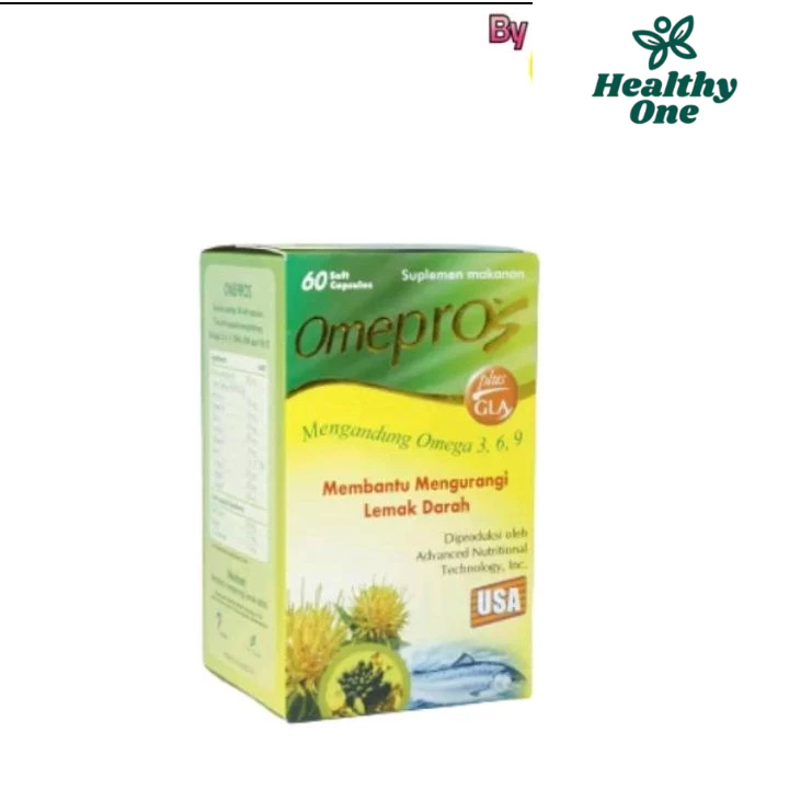 Omepros 1 Botol isi 60 Soft Capsul/ Minyak Ikan
