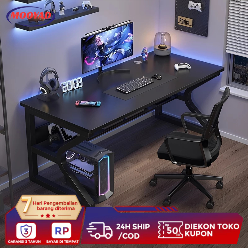 120CM  Meja laptop Office Tables/COD/Meja Komputer Meja Gaming Minimalis100/120/140cm / Meja kompute