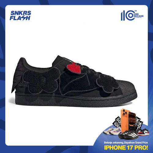 ADIDAS Superstar X Melting Sadness Black Sepatu Sneakers Unisex - GZ6985