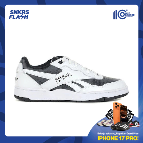REEBOK Bb 4000 Ii White Black Sepatu Sneakers Pria - 100074936