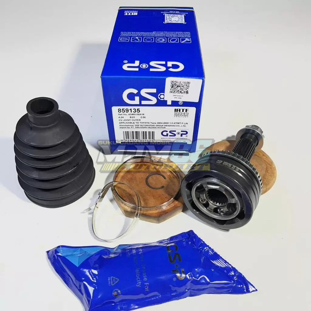 CV Joint Outer As Roda Luar Kanan / Kiri Toyota Vios Gen 1 2003-2007 Manual Matic GSP 859135