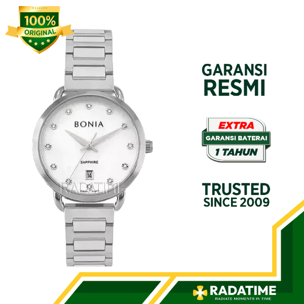 Jam Tangan Wanita Bonia Sapphire 100% Original BNB10495-2357