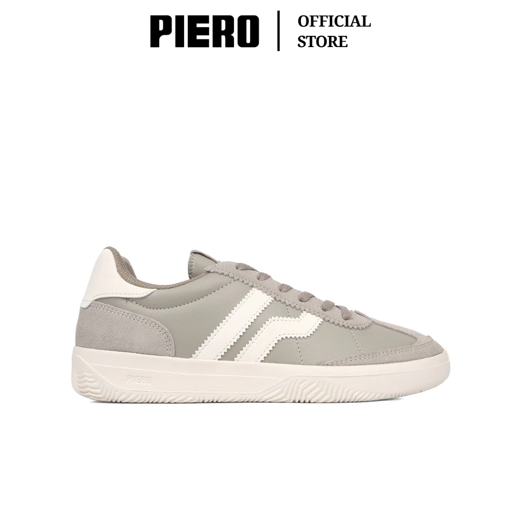 PIERO SEPATU SNEAKERS PRIA DBR MADEIRA TAUPE/OFF WHITE/TAUPE PIE1000332