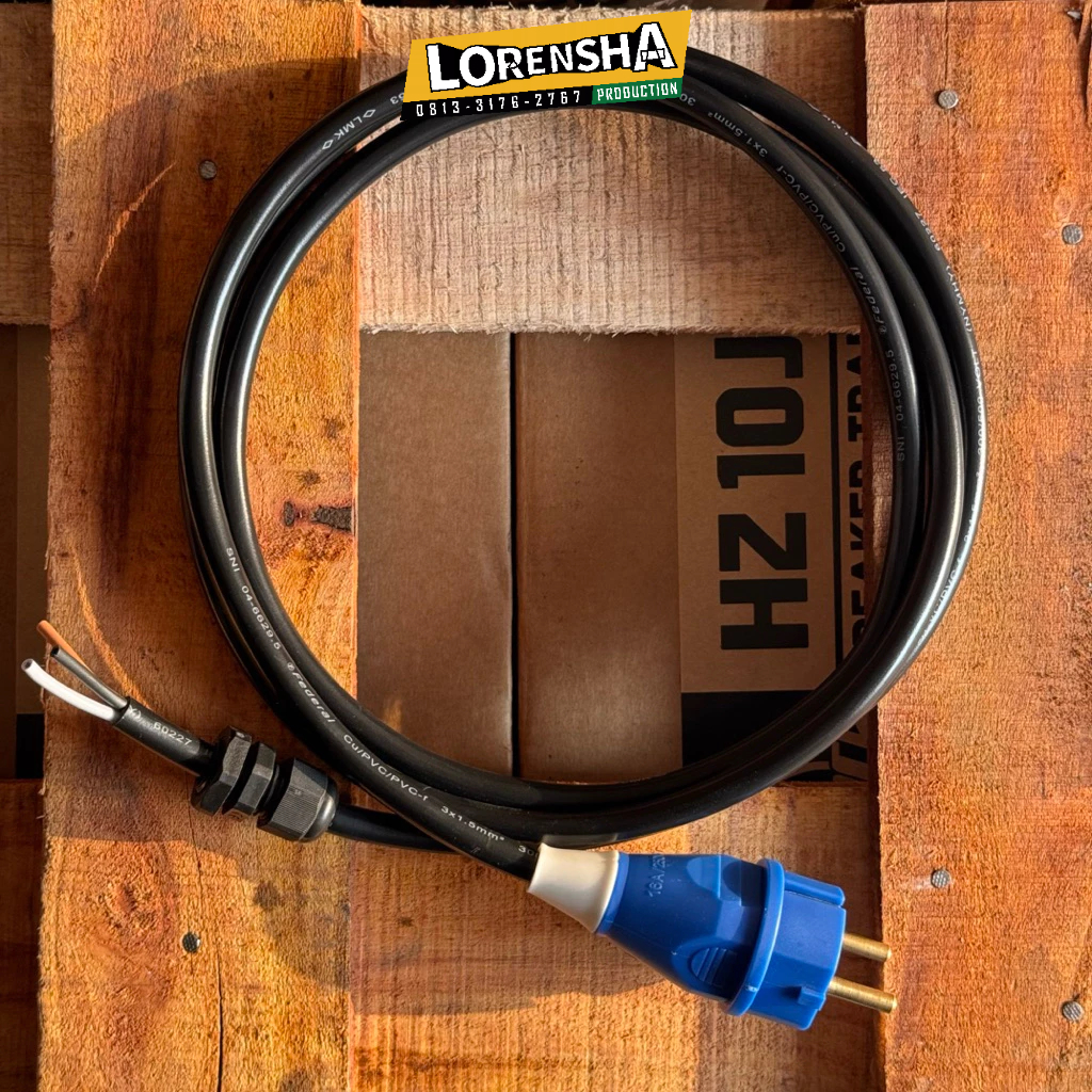 Kabel AC Power Amplifier Built Up 3 x 1.5mm Federal