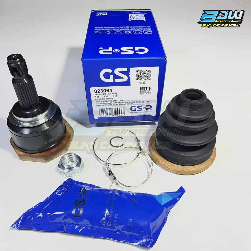 CV Joint Outer As Roda Luar Kanan / Kiri Honda Jazz GD3 City GD8 VTEC IDSI GSP 823064