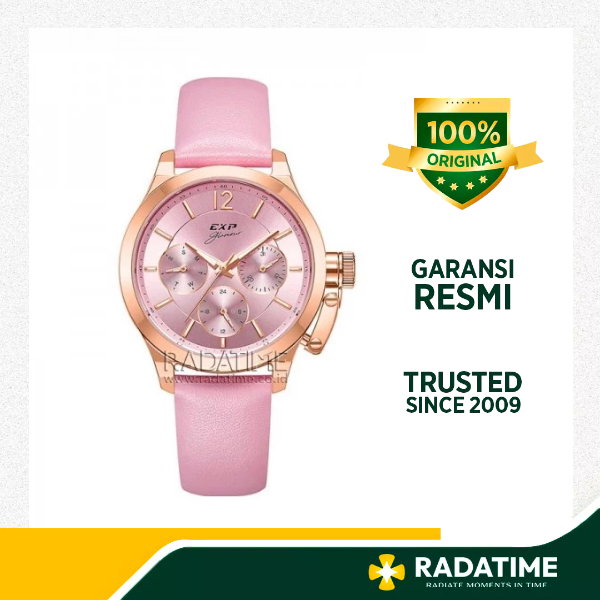 Jam Tangan Wanita Expedition Glamour 100% Original Rose Gold E6381 BFLRGPN