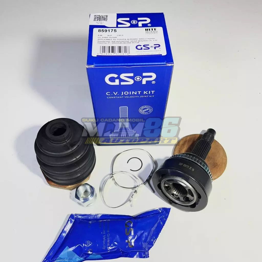 CV Joint Outer As Roda Luar Kanan / Kiri Matic Toyota Alphard ANH10 Harrier 3.0cc GSP 859175