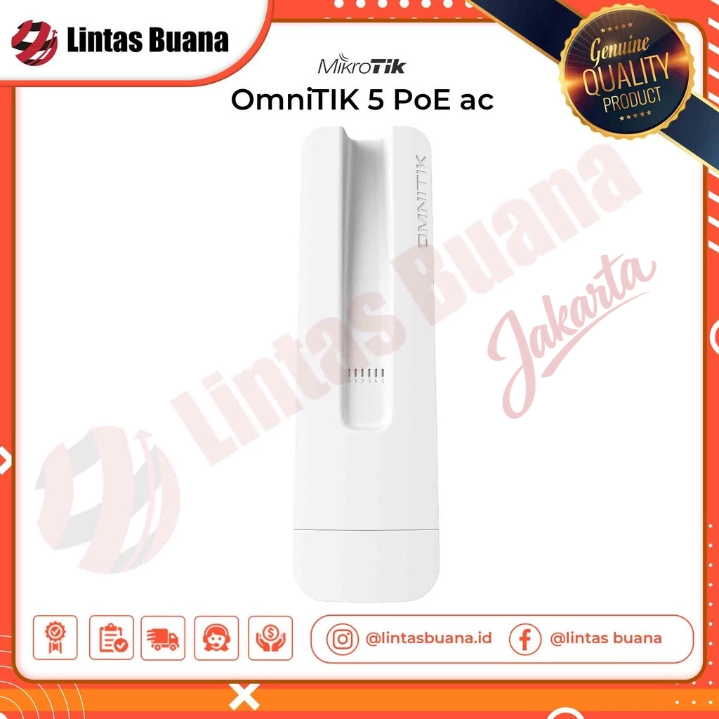 MIKROTIK RB-OMNITIK PG-5HACD OMNITIK 5 POE AC