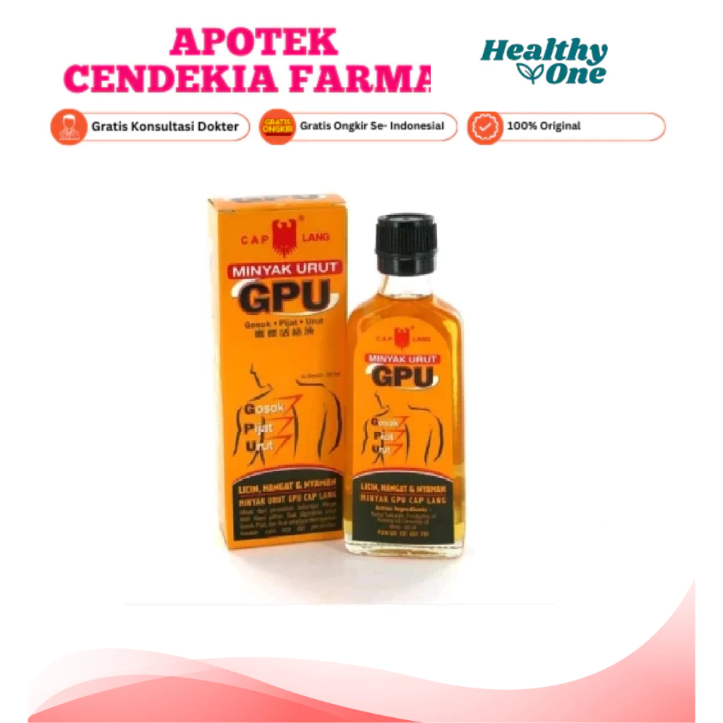MINYAK URUT GPU CAP LANG 60ML