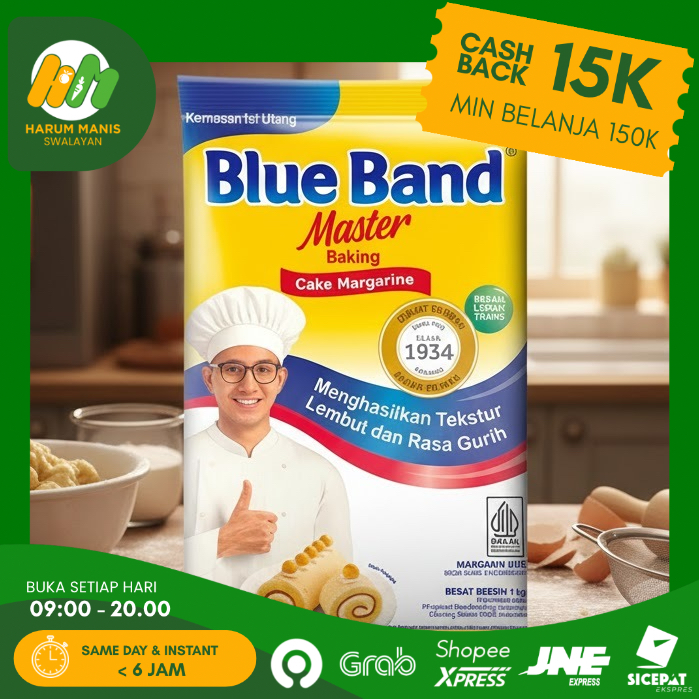 BLUE BAND MASTER BAKING 1KG / MARGARIN BLUE BAND 1KG