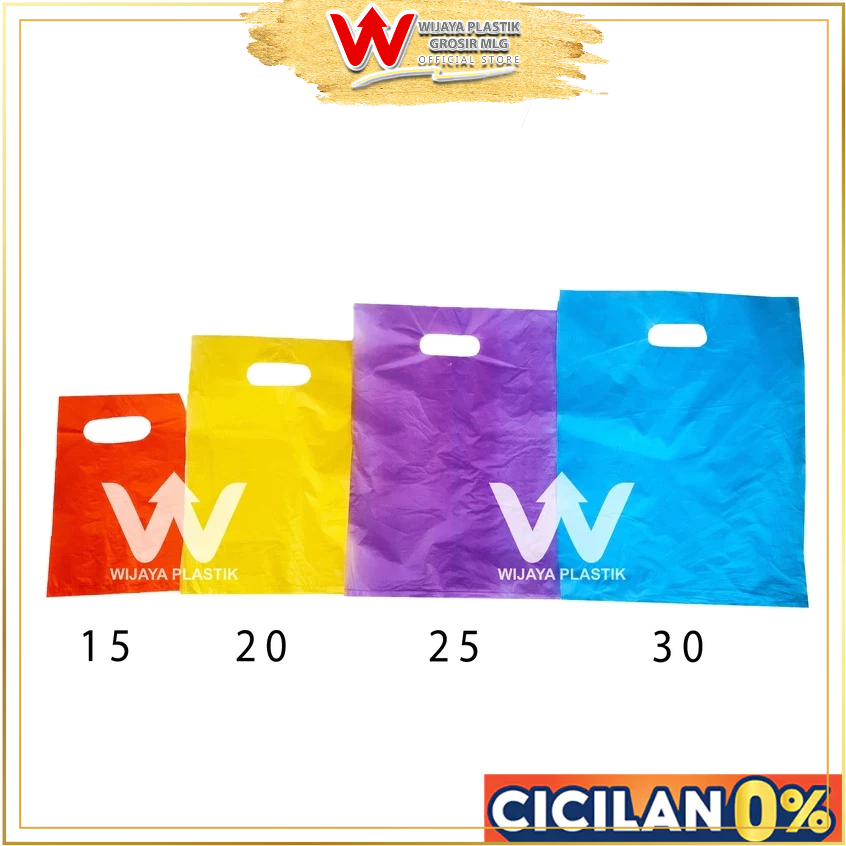 [PROMO] Kantong Kresek HD Oval POLOS ( 25 ) --- 100pcs @Pack | uk 25x36 plong plastik warna warni pa