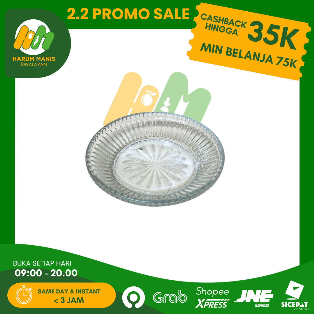 PISIN TATAKAN GELAS PLASTIK TPH-4.5 S / PIRING KECIL SERBAGUNA