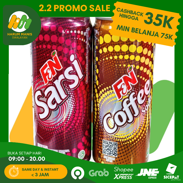 F&N COOFFE SODA / F&N SARSI / MINUMAN KALENG F&N