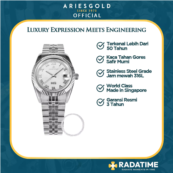 [FREE MUG] Aries Gold Heritage Extra Crystals Swarovski Replacement Bezel L-R68Q-S-RW