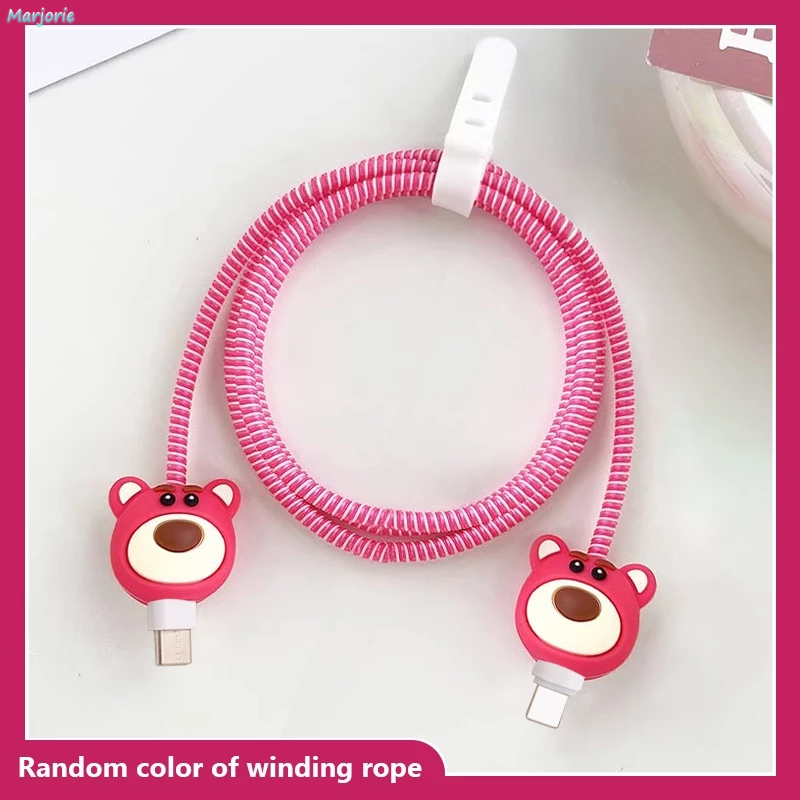 Data Lucu Perlindungan Kabel / Cable Bite Karakter/Pelindung Kabel Charger Kabel Data Kawat Kabel Da
