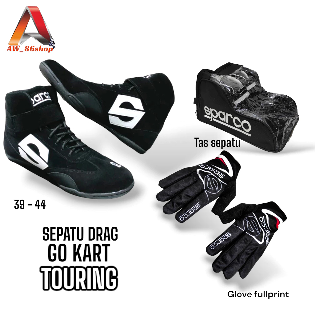 SEPATU BALAP DRAG RACE TOURING ROADRACE SUNMORI TOURING RACING SHOES BIKERS BISA COD
