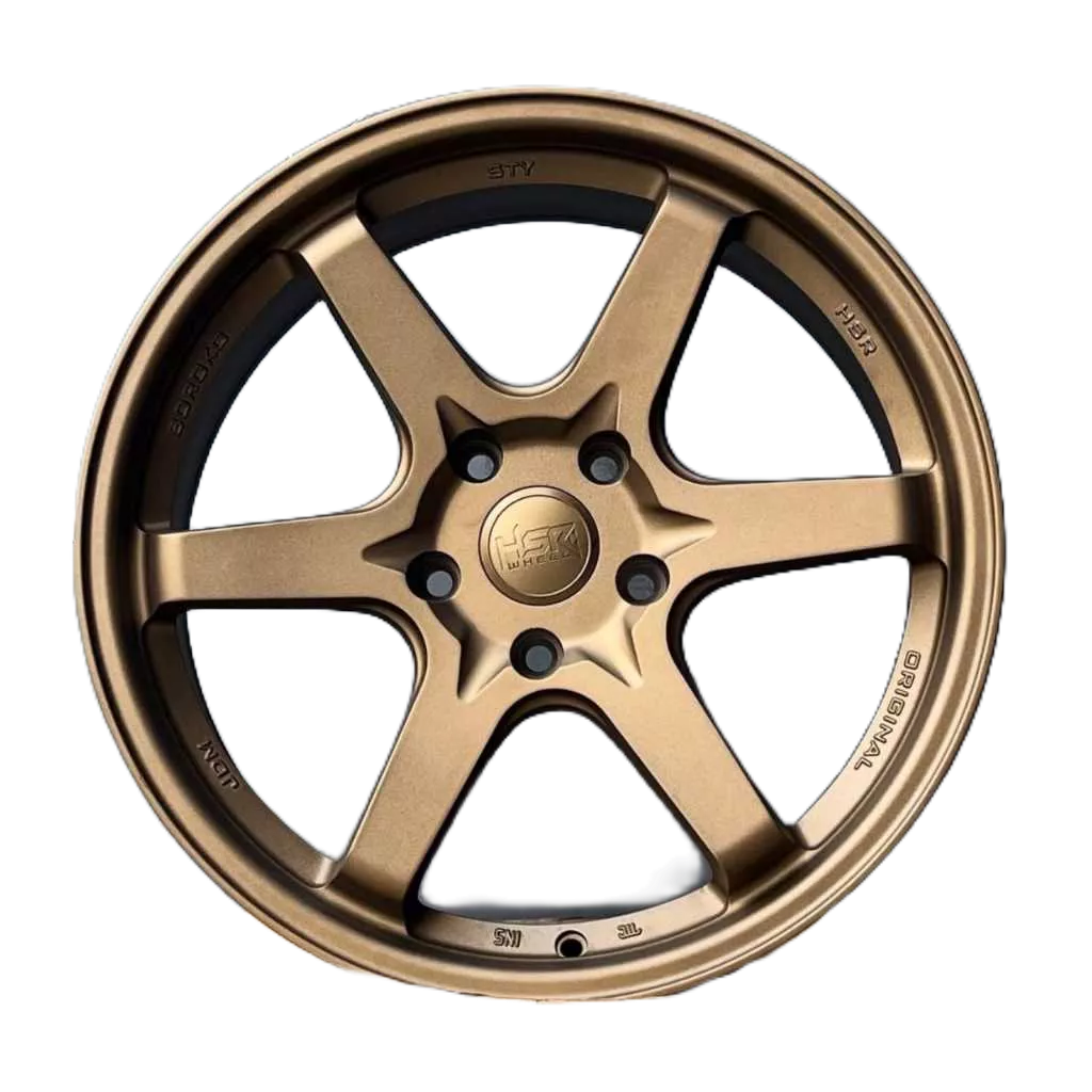Velg Mobil Jdm TE37 Ring 18 HSR STY Original Sandy Bronze Pcd 5X120 Bestfor Bmw,Crv,Vw