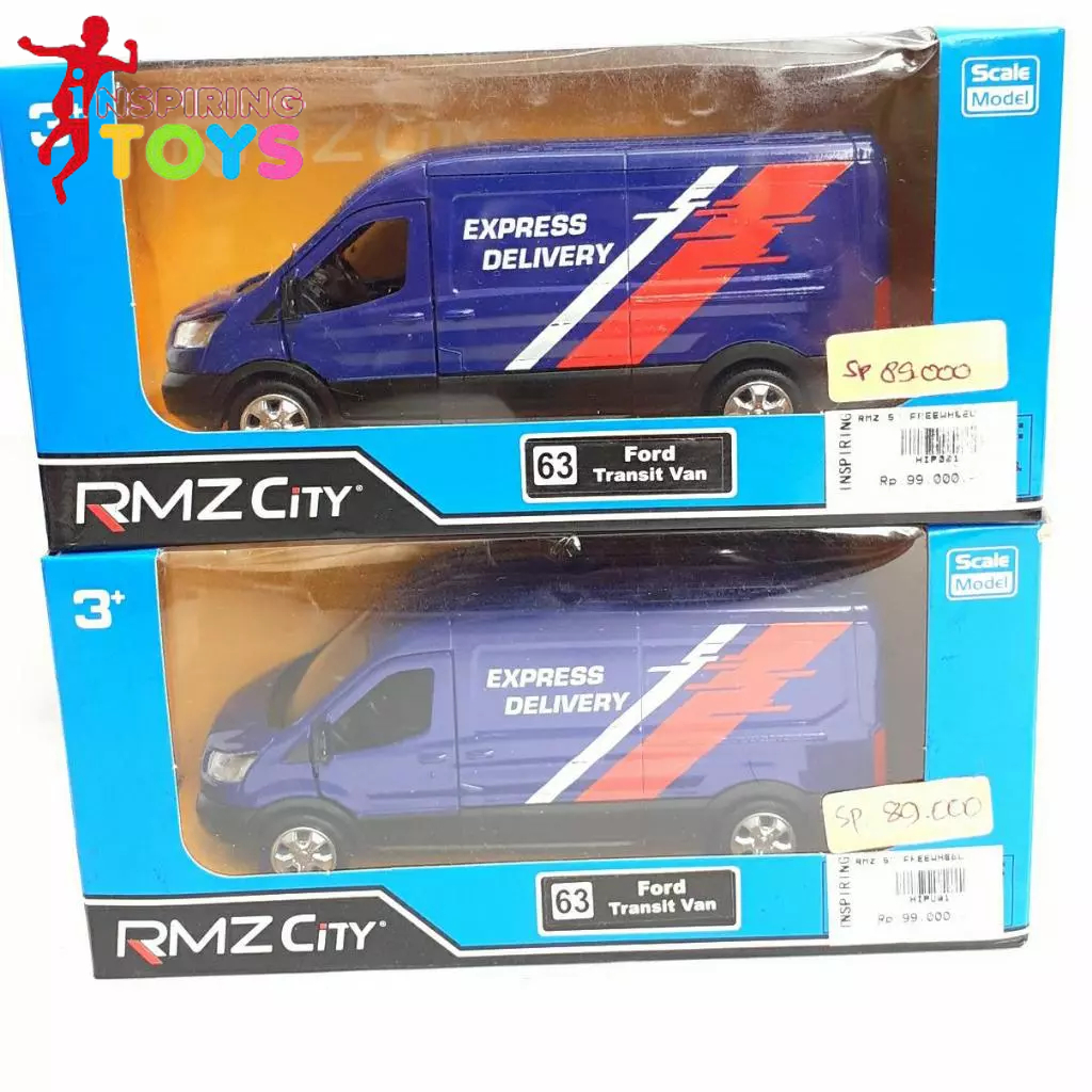 RMZ City Express Delivery Ford Transit Van Biru