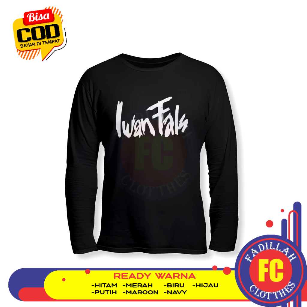 Baju Kaos Iwan Fals Lengan Panjang Baju Musik