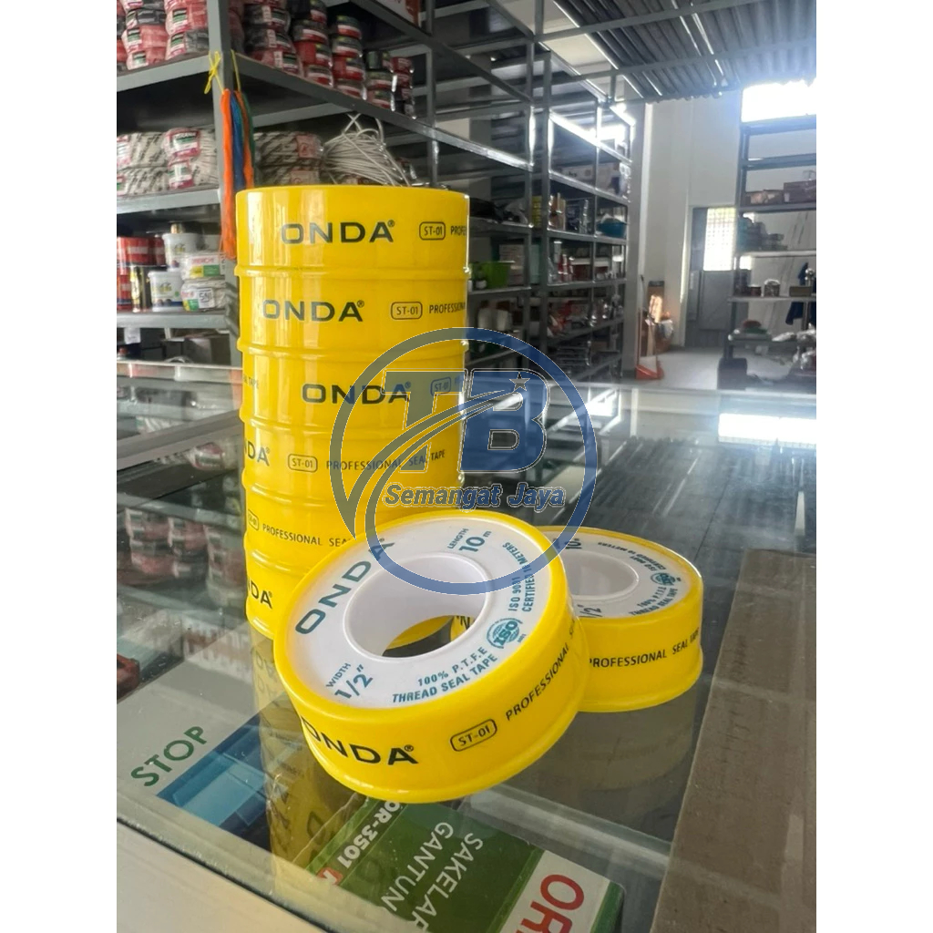 Seal Tape 1/2” 10 Meter Onda / Seltip Onda / Seal Tape Onda / Seal Tipe Onda