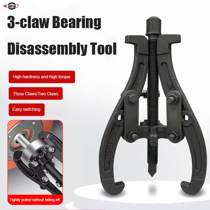 IOORUD Ready&CodTreker 3 Kaki 6 Inch Gear Puller Mobil Motor / 3 Jaw Tracker alat pencabut bearing l